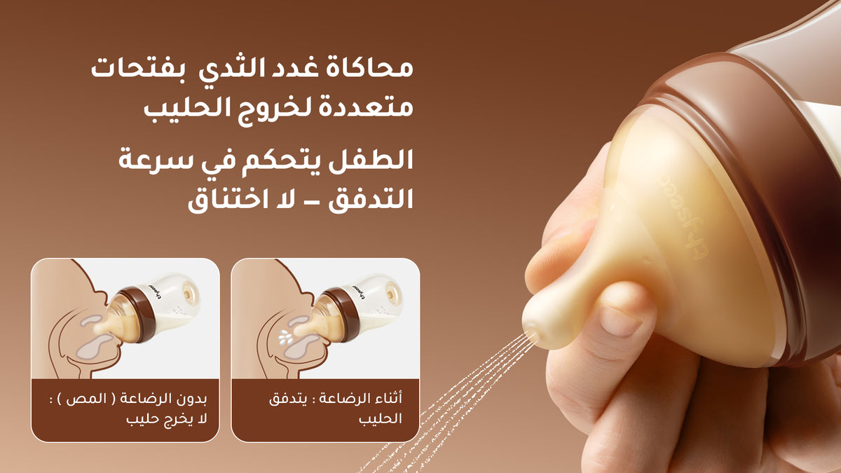 حلمة تحاكي الرضاعة الطبيعية